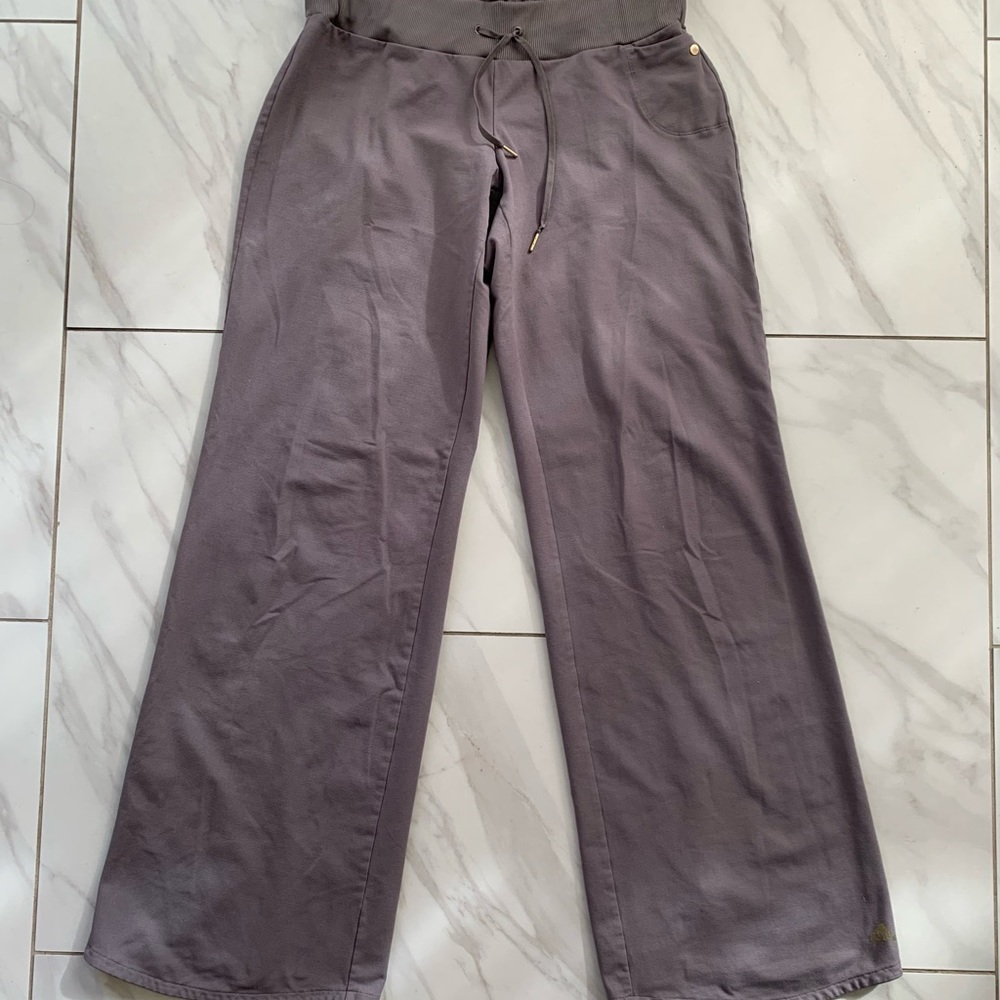 Grey Adidas yoga pants